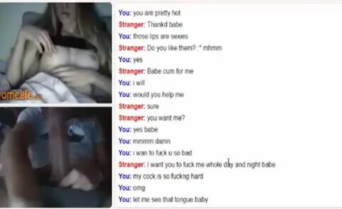 Omegle Hot Girl Goes Horny When She Sees a Huge Cock - omegleXporn.