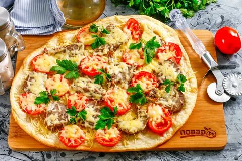 Пицца с языком рецепт