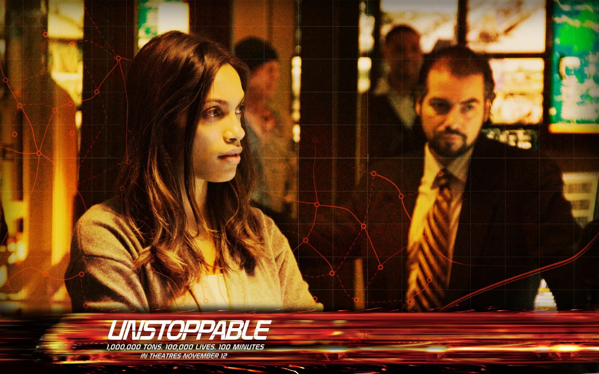 Неуправляемый (Unstoppable)(2010). Розарио Доусон неуправляемый. Неуправляемый 2010 Постер. 100 minutes