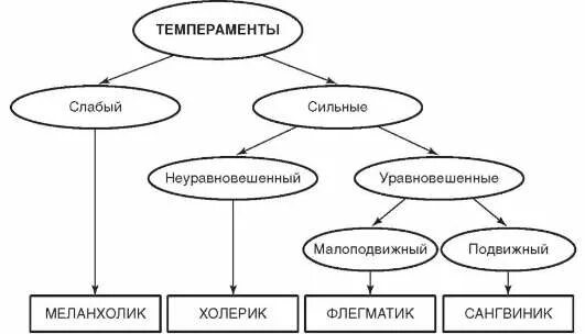 Схема классификации темпераментов. Типы темперамента схема Павлова. Схема темпераментов по Павлову. Психофизиологическая теория темперамента. Типах темперамента и п павлова