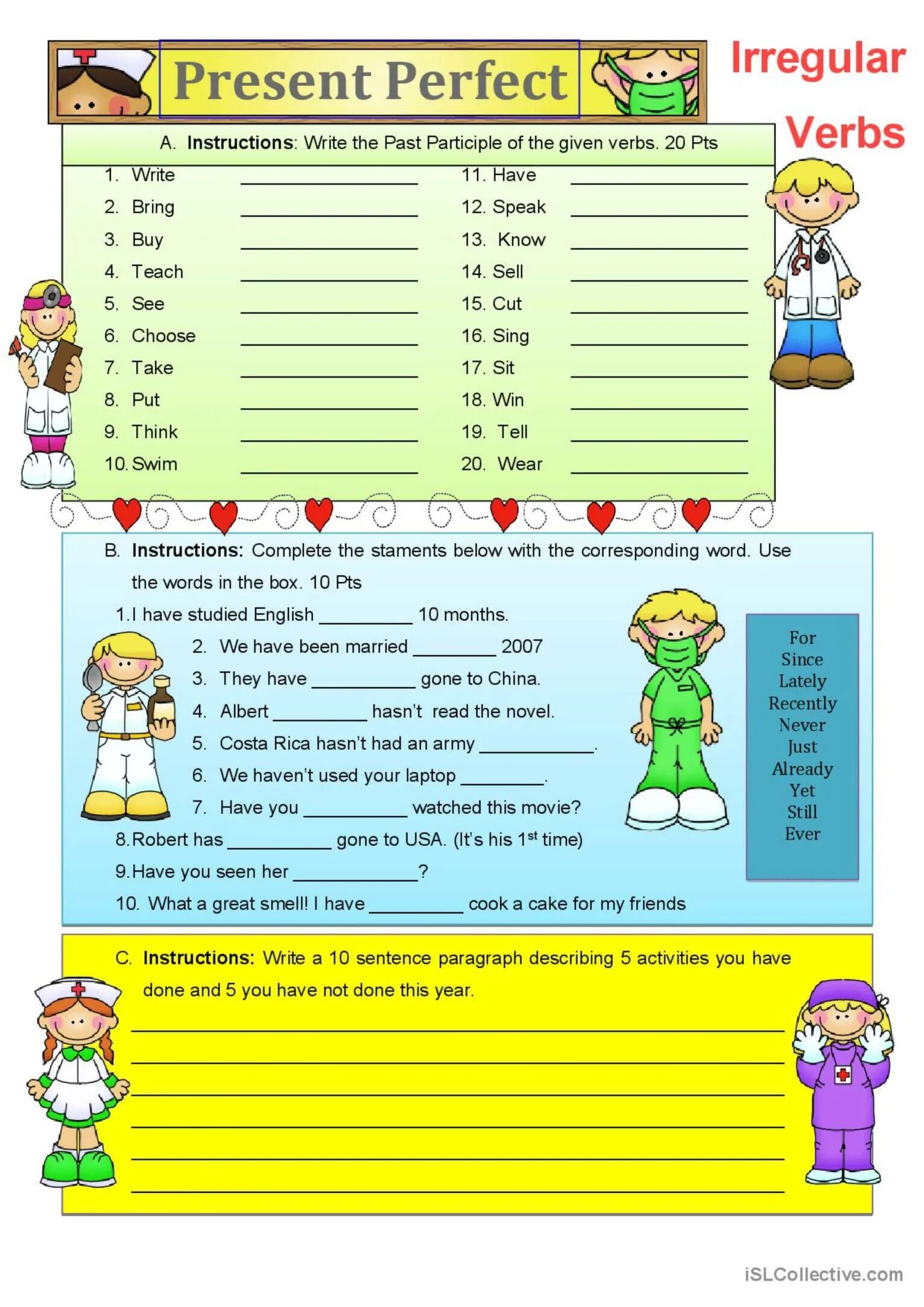 Since recently. The perfect present. Present perfect упражнения для детей. Present perfect упражнения 5 класс Worksheets. Презент Перфект Worksheets.