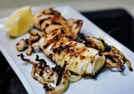 Кальмар на гриле электрическом рецепты