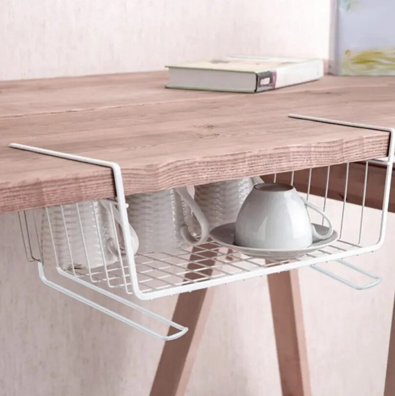 Подвесной универсальный органайзер для кухни / шкафа / стола "Uni-hang Max". Подвесные полки для кухни. Подвесная полка в кухонный шкаф. Подвесные полочки для кухни.