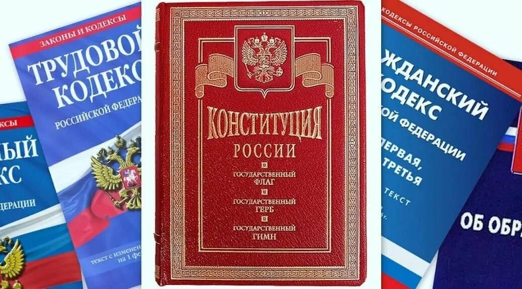 Юридические книги. Законодательные акты. Книга законов РФ. Кодексы и законы. Конституция в области образования