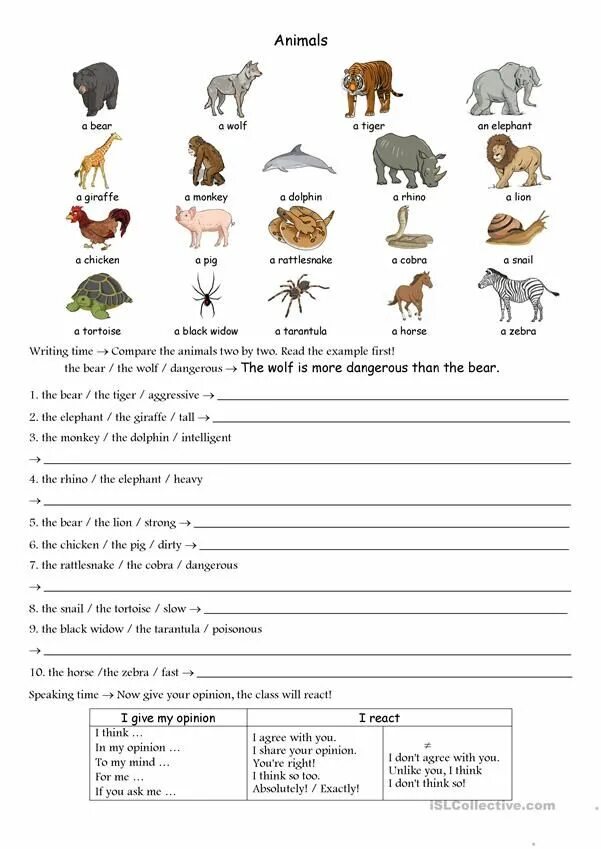 Compare animals. Comparatives Worksheets животные. Животные на английском задания. Степени сравнения прилагательных в английском Worksheets. Степени сравнения прилагательных в английском языке Worksheets for Kids.