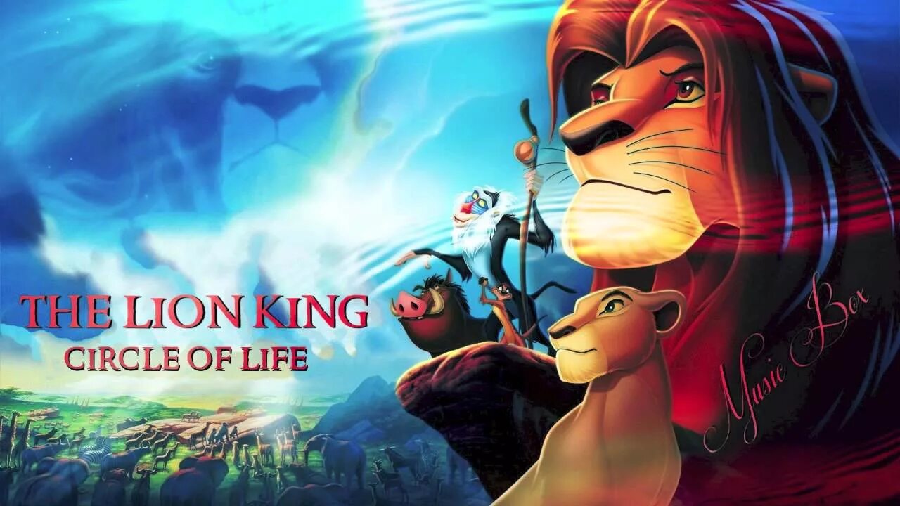 Life is king. Король Лев circle of Life. Король Лев мюзикл. Circle of Life Lion King 11 /2 2004. Фон Король Лев закат.