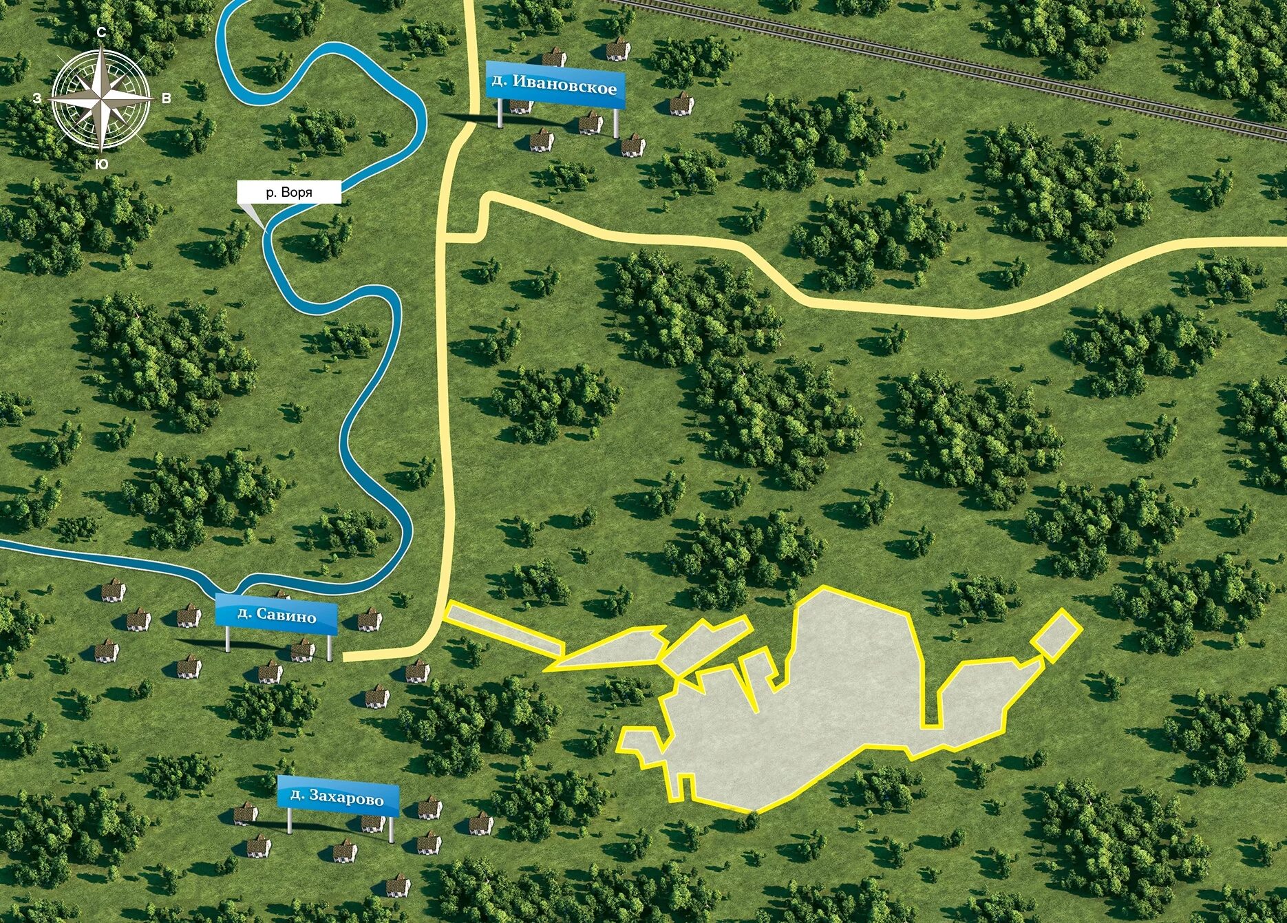 карта савино