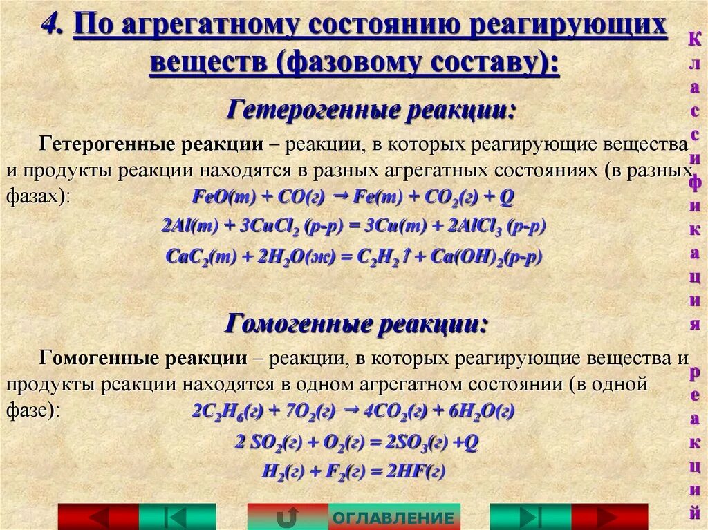 По агрегатному состоянию реагирующих веществ. Реакции по агрегатному состоянию реагирующих веществ. Типы реакций по агрегатному состоянию. Классификация реакций по агрегатному состоянию реагирующих веществ.