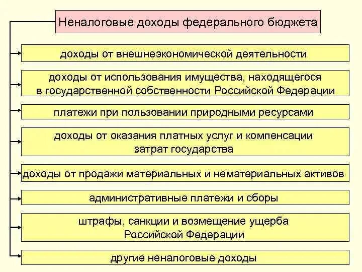 Региональные доходы рф. Неналоговые доходы федерального бюджета. Неналоговые доходы бюджета субъекта РФ. Неналоговые поступления в госбюджет. Доходы от внешнеэкономической деятельности.