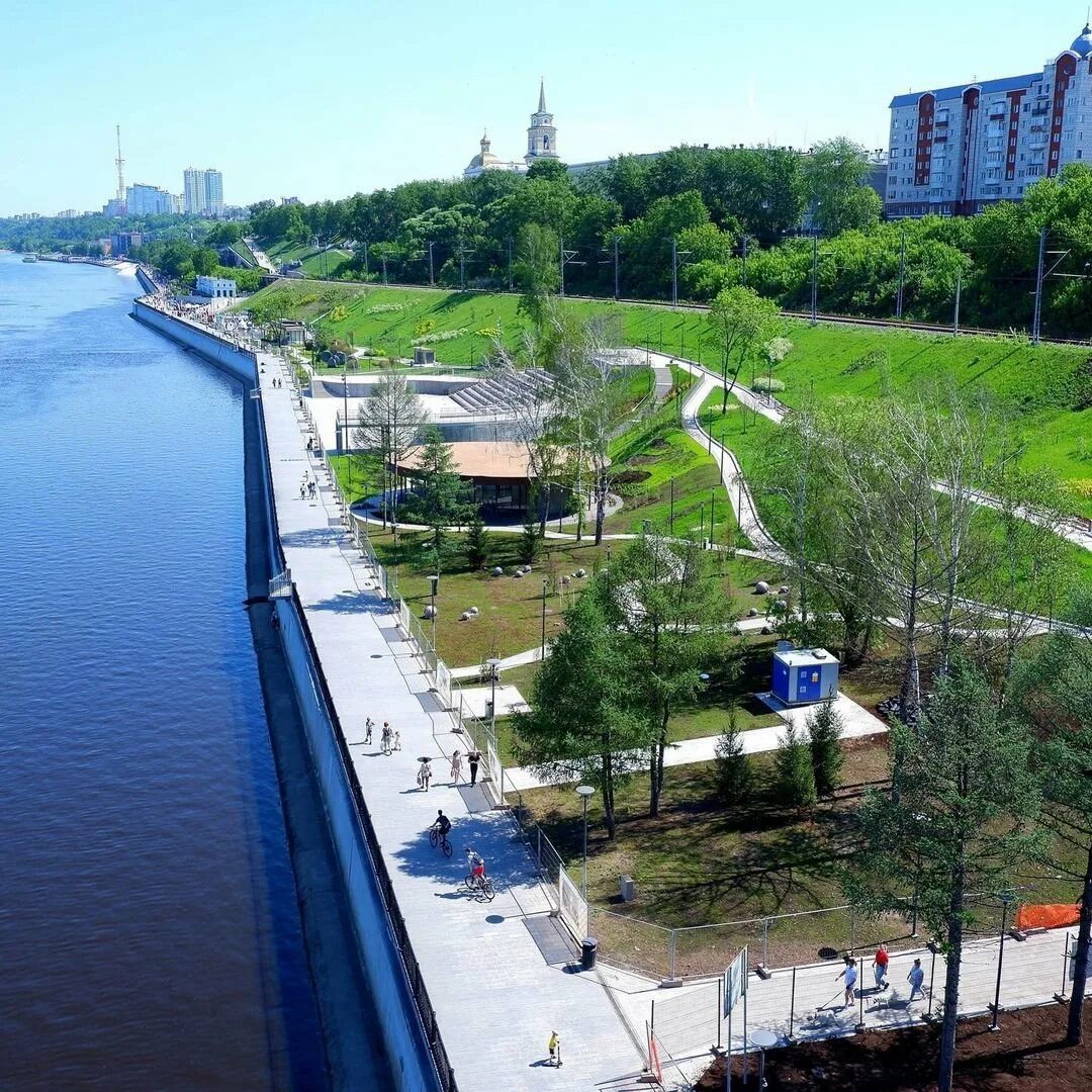 В каких городах есть набережные