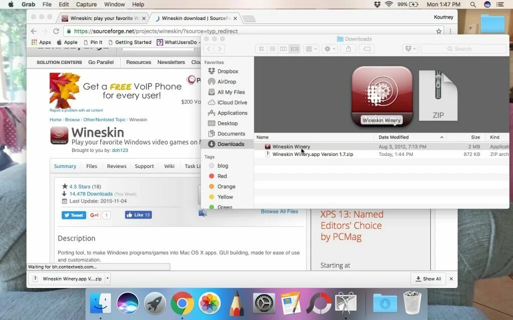 Mac gaming porting tool. Wineskin. whiskywine macos. cinetracer.