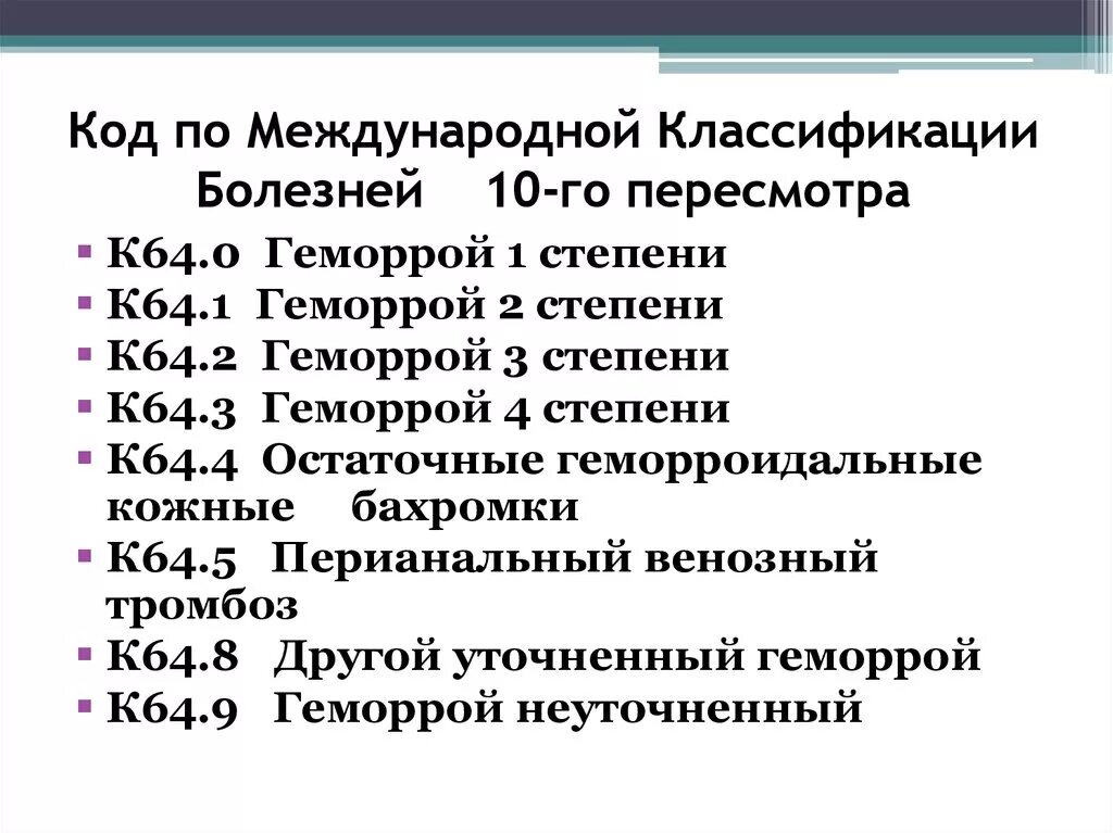 Диагноз с 5 4 1. Мкб-10 Международная классификация болезней коды геморрой. Хронический геморрой мкб код 10. Геморрой классификация по мкб 10. Наружный геморрой мкб 10.