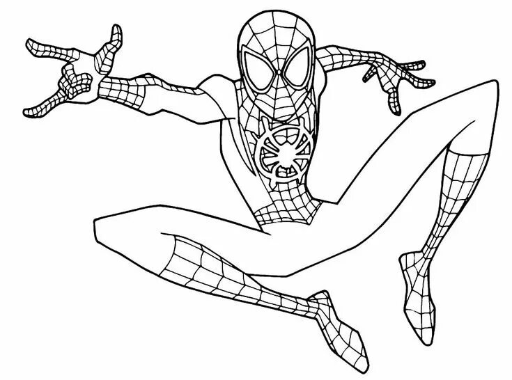 Раскраски для мальчиков человек паук распечатать бесплатно von Spiderman Ausmalbilder PDF für Kinder Spiderman coloring, Halloween coloring