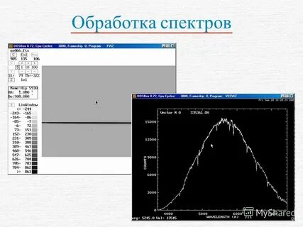 Методы обработки спектров