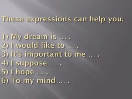 Canned expressions