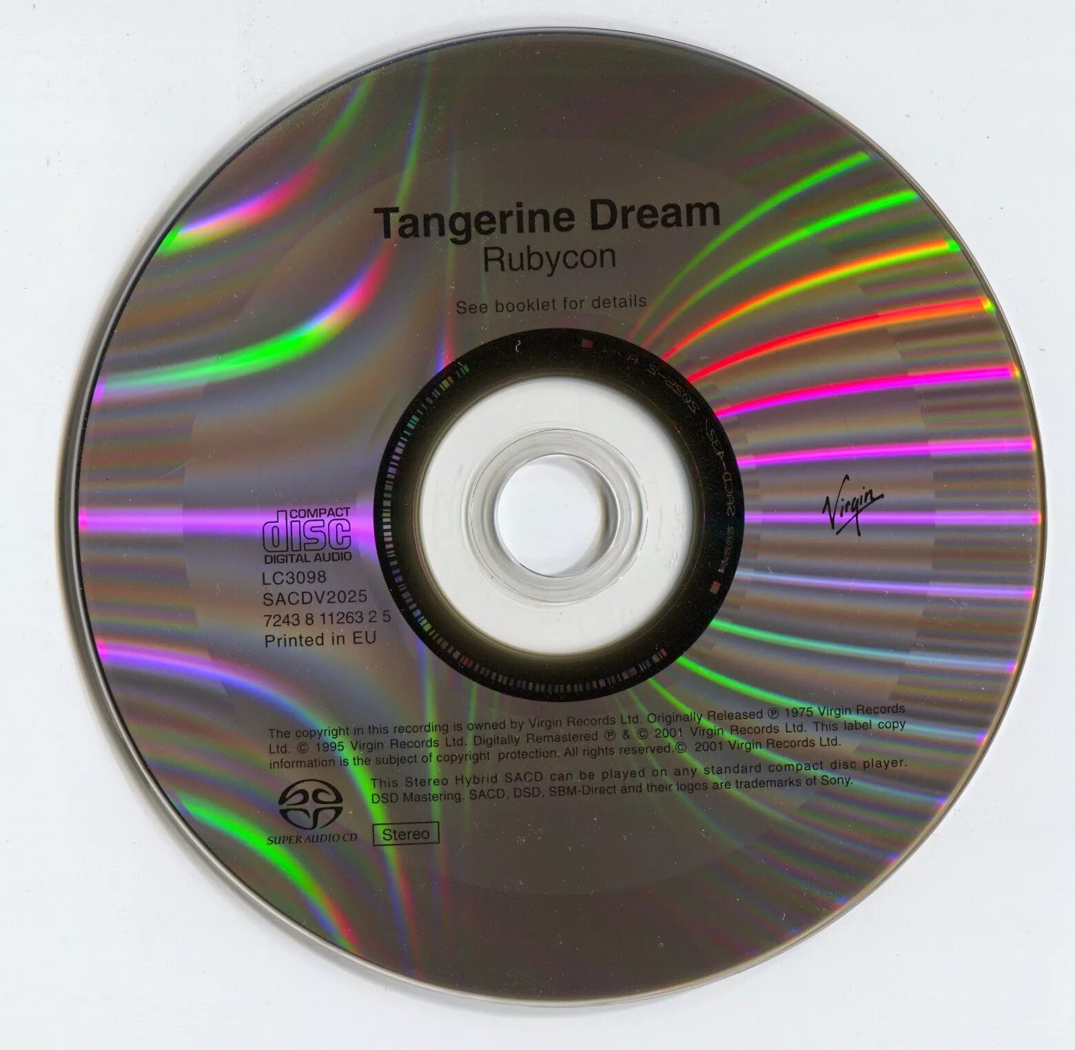 SACD диски. Super Audio CD. Tangerine Dream Rubycon. Tangerine Dream 1975.