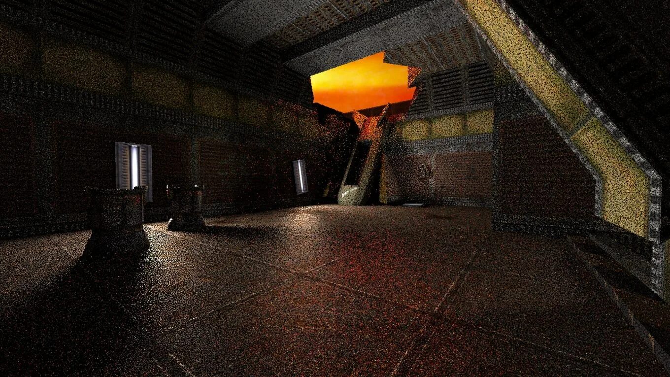 Path tracing. Quake ii rtx. quake ii rtx без rtx. quake ray tracing. quake ii rtx (2019).