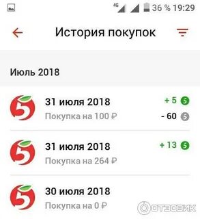 Где история покупок