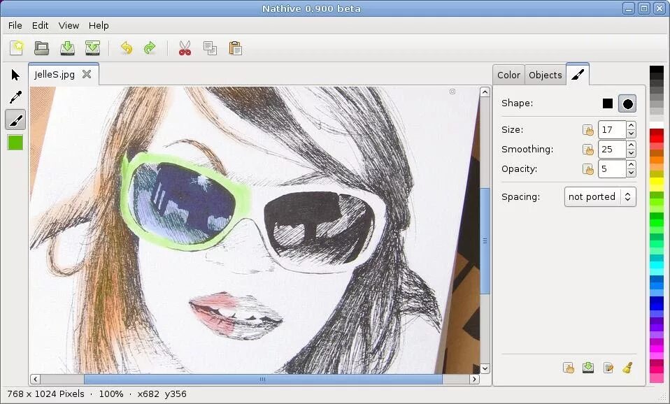 Растровым графическим редактором не является gimp paint