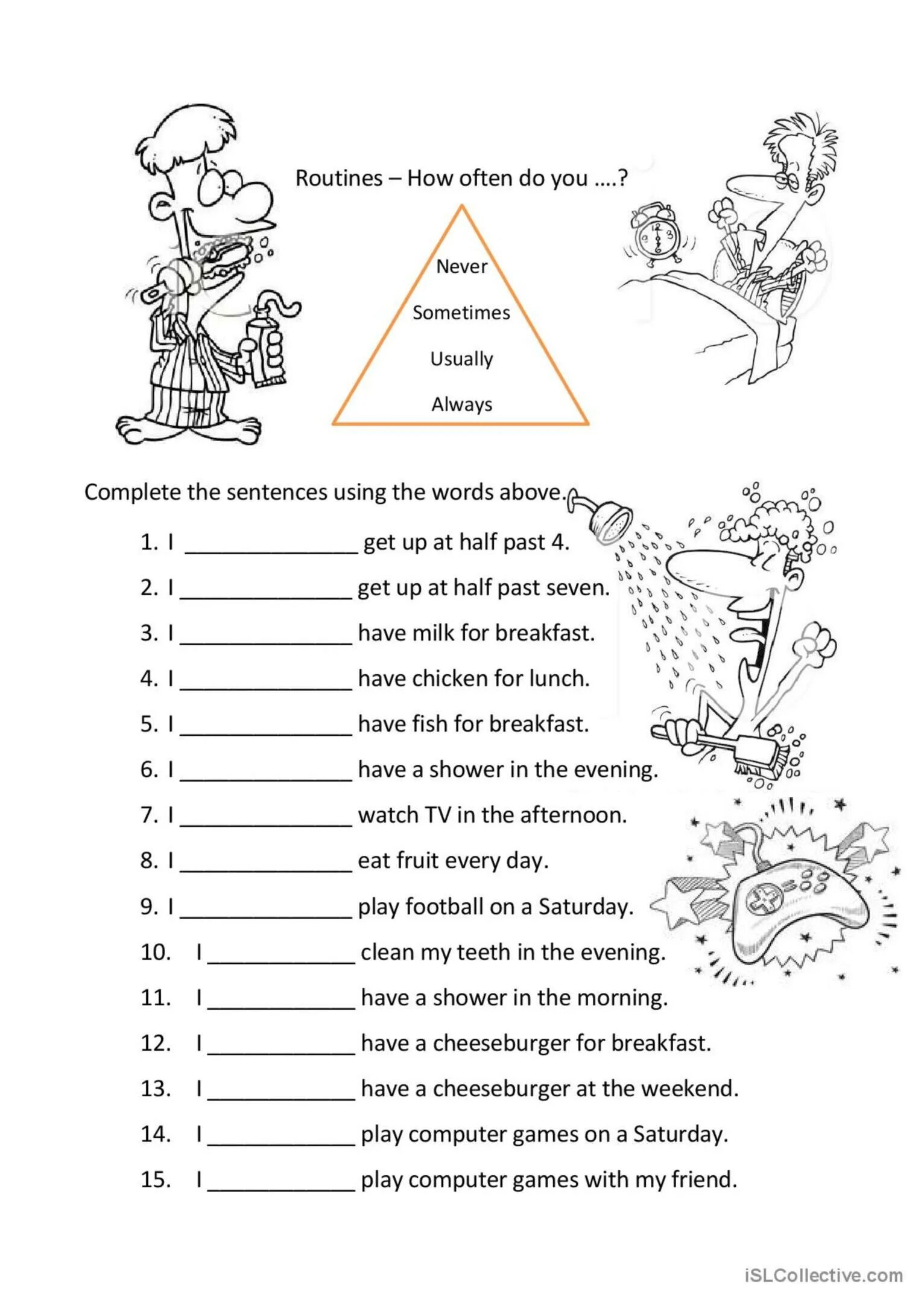 How often do you play computer games. Наречия частотности worksheets. наречия в английском языке упражнения. always usually often sometimes never упражнения. наречия в английском задания.