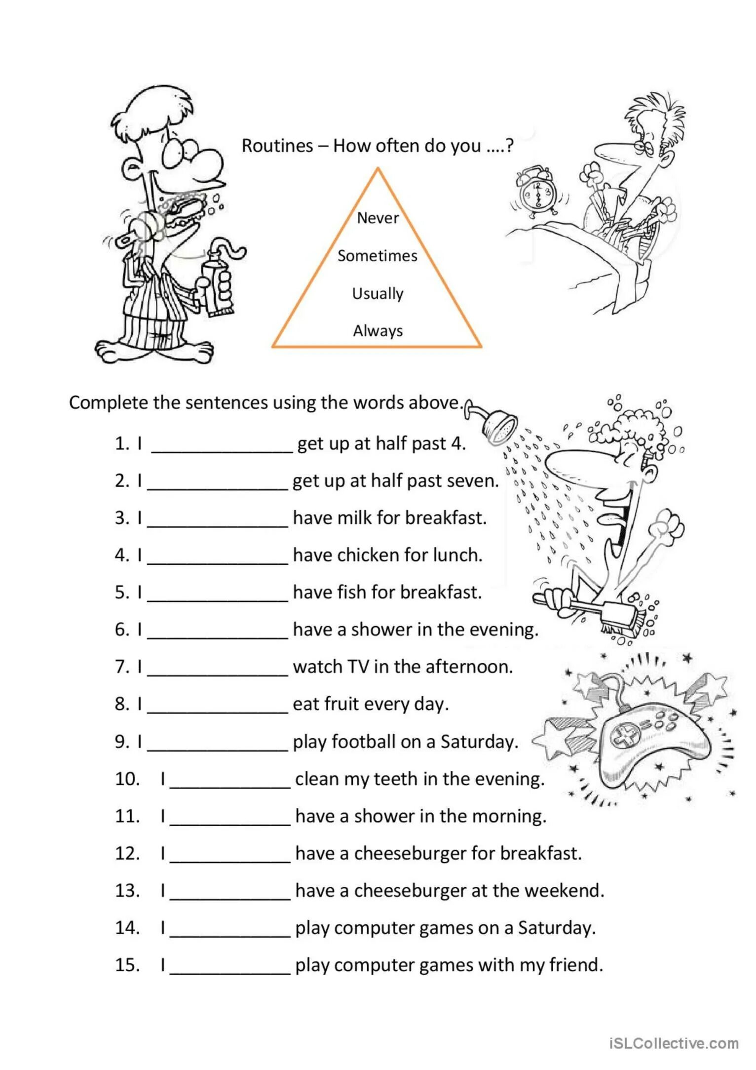 Never worksheets. Наречия частотности Worksheets. Наречия в английском языке упражнения. Наречия частотности в английском языке упражнения. Always sometimes never Worksheets.