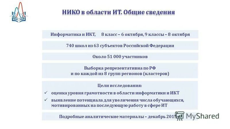 Национальные исследования нико