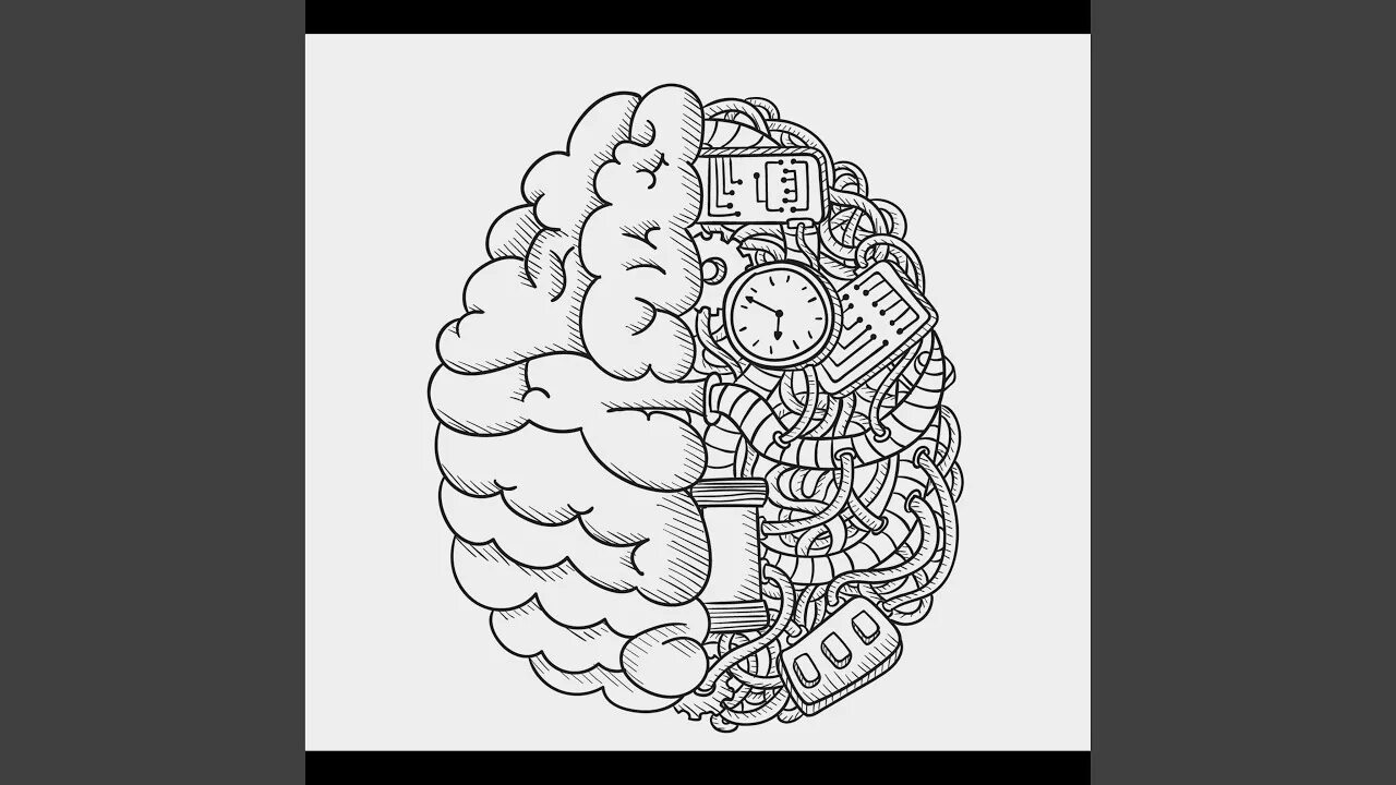 Ии рис. Мозг Графика. Психологические Стикеры. Мозг рисунок. Мозг компьютера.