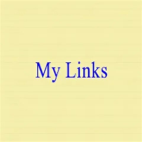 My links