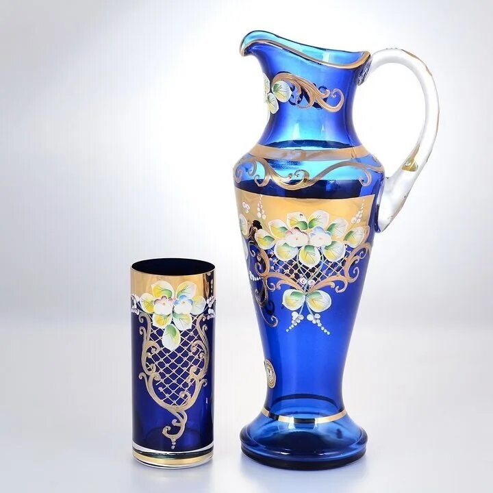 Кувшин Богемия Чехия. Графин синий чешское стекло Богемия. Bohemia Union Glass кувшин лепка. Набор 7 пр.кувшин+стакан "Богемия", ms944. Кувшин для воды магазин