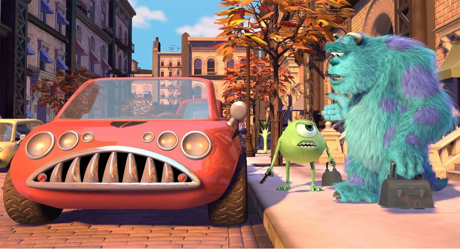 Корпорация монстров Monsters, Inc.2001. Майк Вазовски машина. Университет монстров 2001.