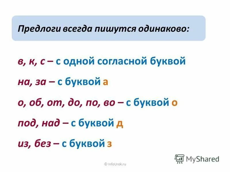 Предлоги из одной буквы. Предлоги пишутся всегда. Предлоги пишутся одинаково?. Всегда это предлог. Предлоги всегда пишутся одинаково это как понять.