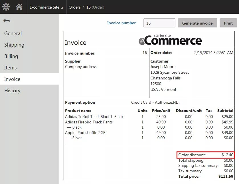 T invoicing. T invoicing