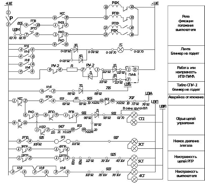 Схема релейной защиты ЛЭП. Релейные схемы сигнализации. Схема блинкера релейная защита. Релейная схема фиксации команд управления.