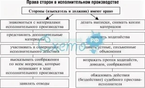 Стороны исполнительного производства вправе