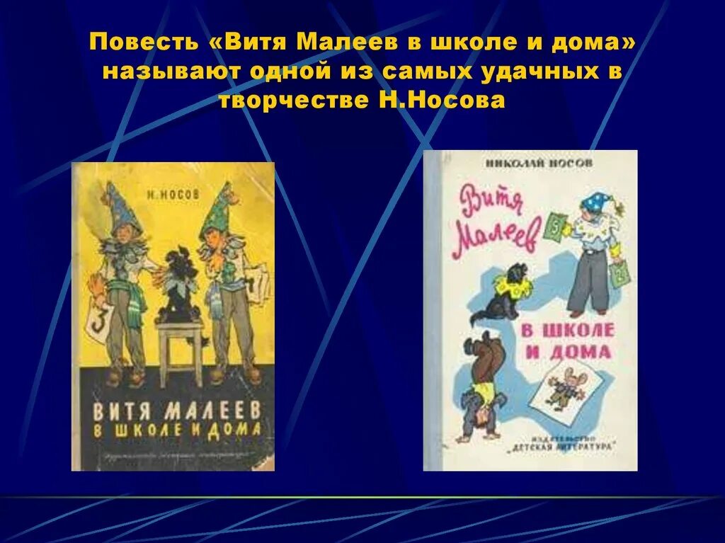 Вить Малеев в школе и дома. Носов Витя Малеев в школе и дома.