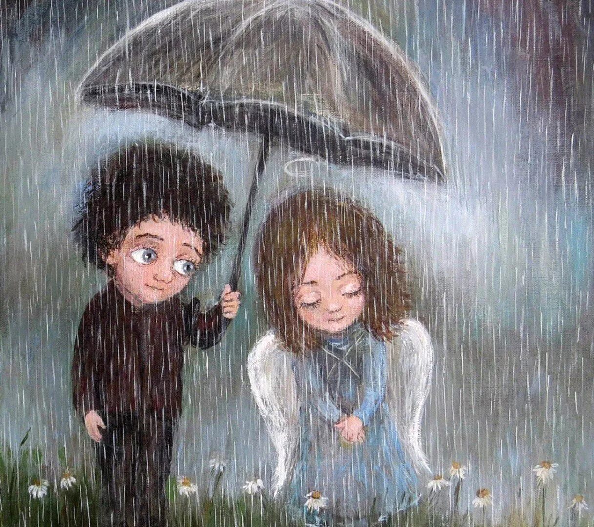 Делай бескорыстно. Грузинская художница Нино Чакветадзе. Настроение дождь. Если ты за добро благодарности ждёшь ты не даришь добро его продаёшь. Доброта Эстетика.
