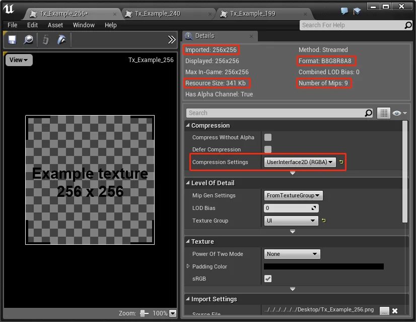 Texture compression