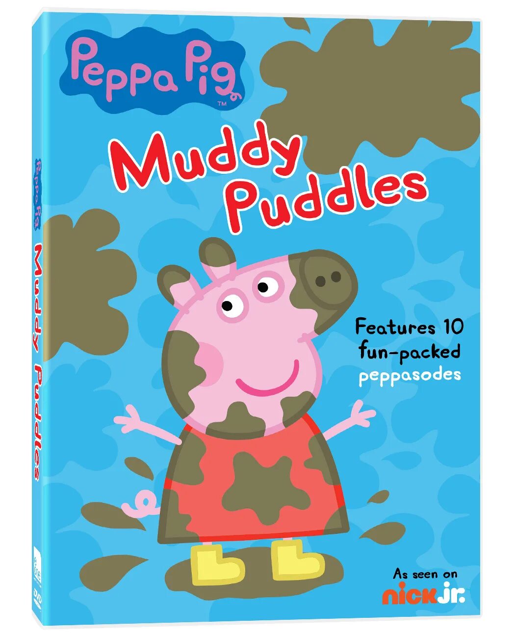 Пеппа лужа. Пеппа Muddy Puddles. Peppa Pig Muddy Puddles. Свинка Пеппа грязная. Peppa DVD Muddy Puddles.
