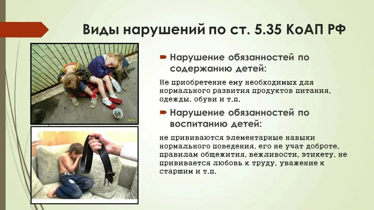 Неисполнение порядка общения с ребенком. Ответственность родителей по 5.35 коап рф. ч. 1 ст. 5.35 коап рф. неисполнение родительских обязанностей. невыполнение обязанностей по воспитанию детей.