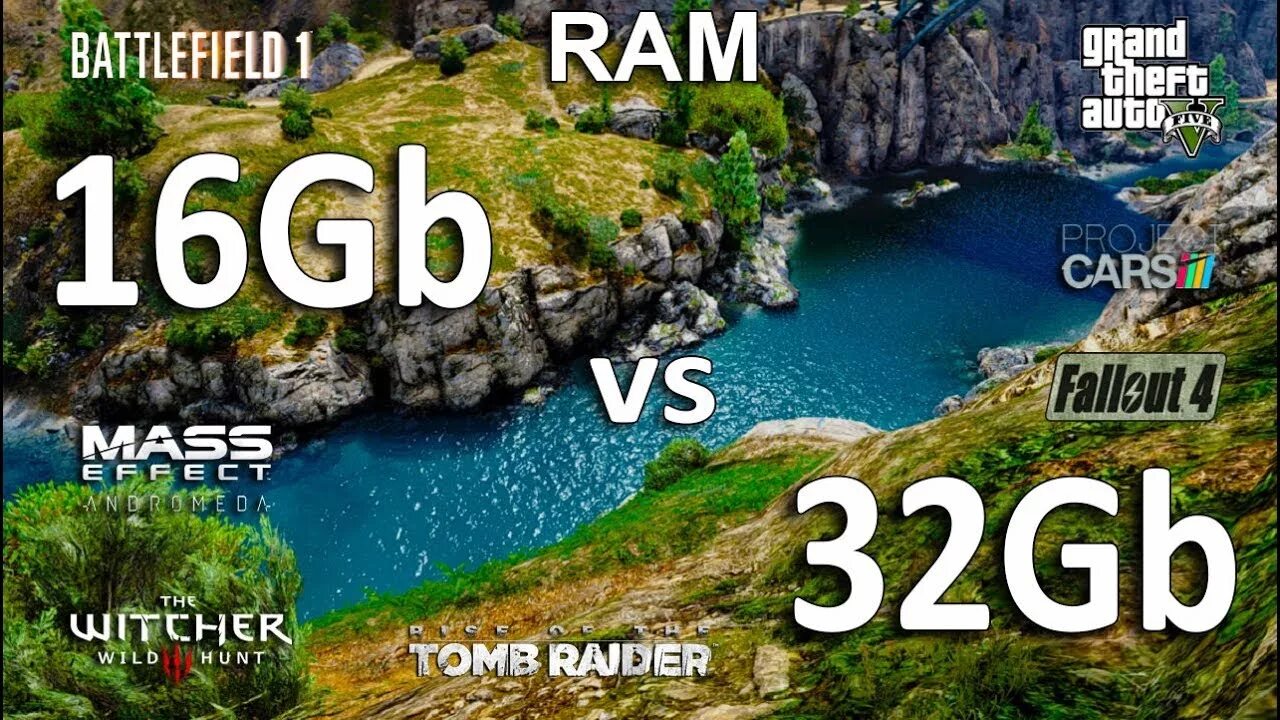 Gb vs. 16 гб vs 32. 32 gb ram vs 16. test 16gb vs 32gb ram.