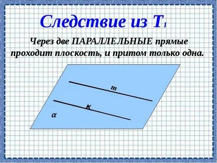 Параллельность прямых 10 класс презентация