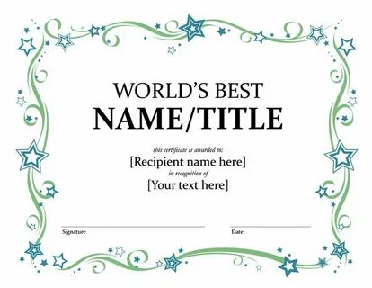 Name title