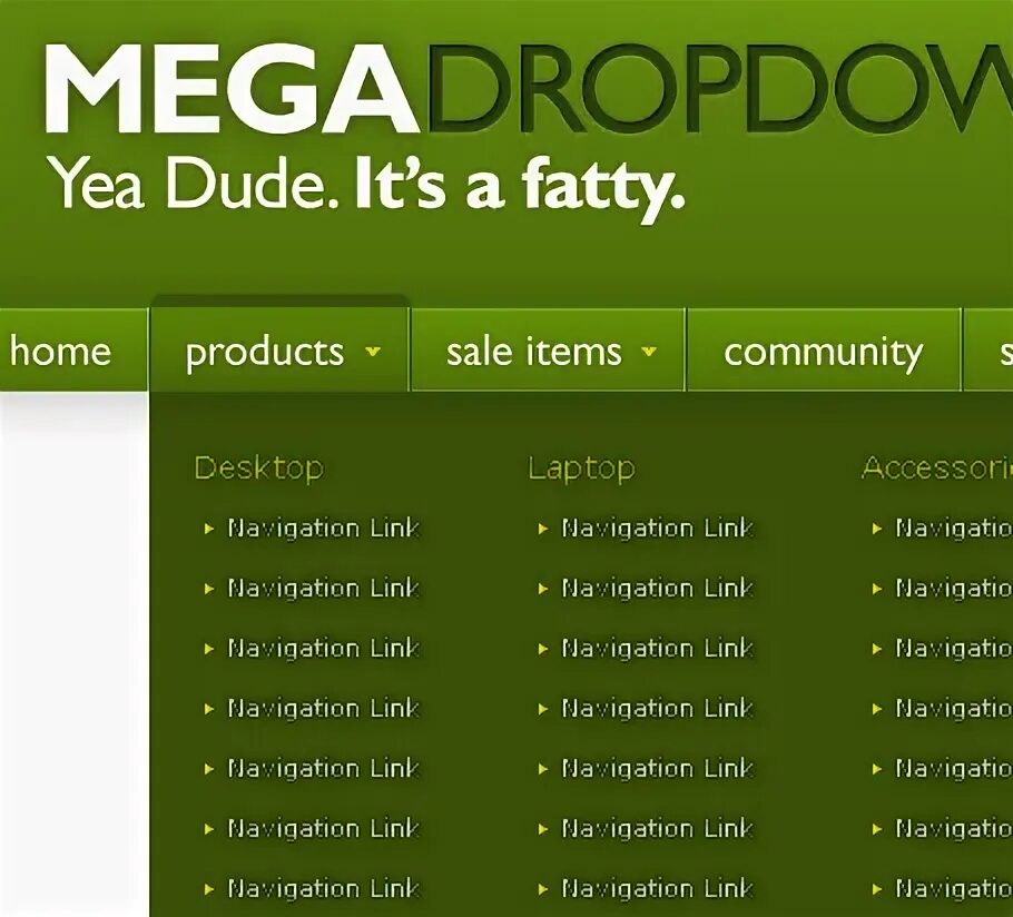 Jquery свойство css. Dropdown menu. success ajax css. mega drop afsona.