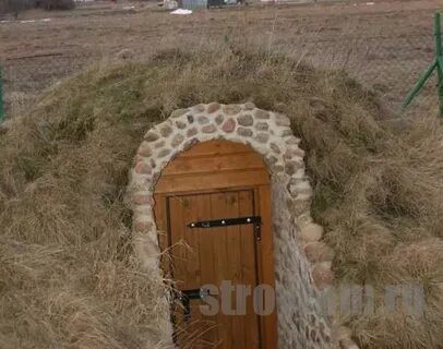 Насыпной погреб для хранения овощей