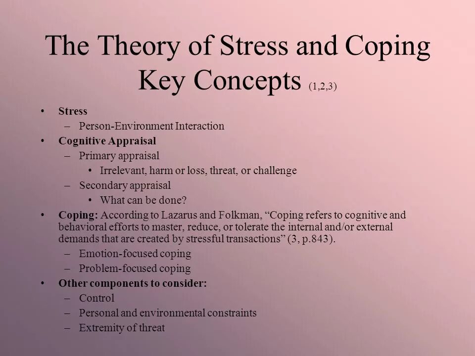 Лазарус фолкман опросник. Лазарус и фолкман. cognitive appraisal theory. theory coping strategy. secondary appraisal.