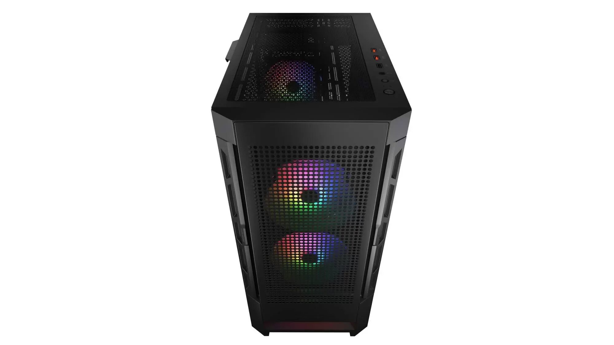 Корпус cougar uniface x rgb v2 черный. Cougar duoface.