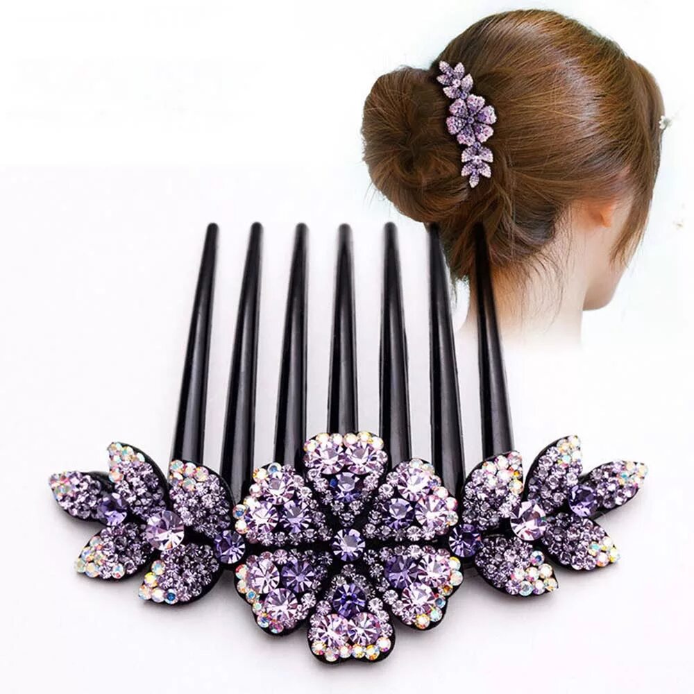 Заколка гребень. Шпильки для волос hairpin. заколки женские. заколка гребешок для волос.