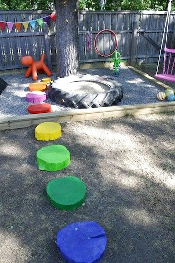 Что можно сделать на детской площадке. Украшения для детской площадки. Украшение площадки в детском саду. Украсить детскую площадку. Идеи для детской площадки.