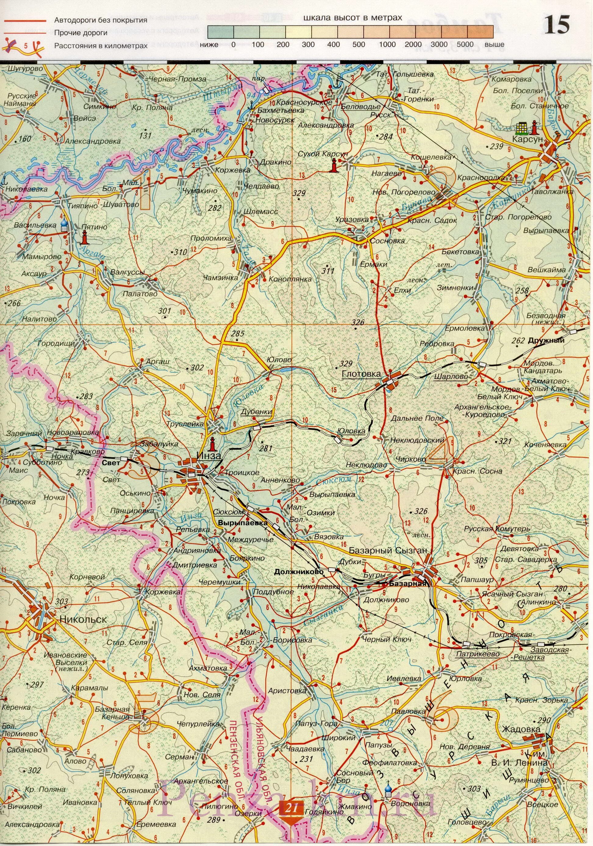Карта никольска пензенской. Карта никольска пензенской. Город инза где находится. Карта никольска пензенской. Неверкино на карте.
