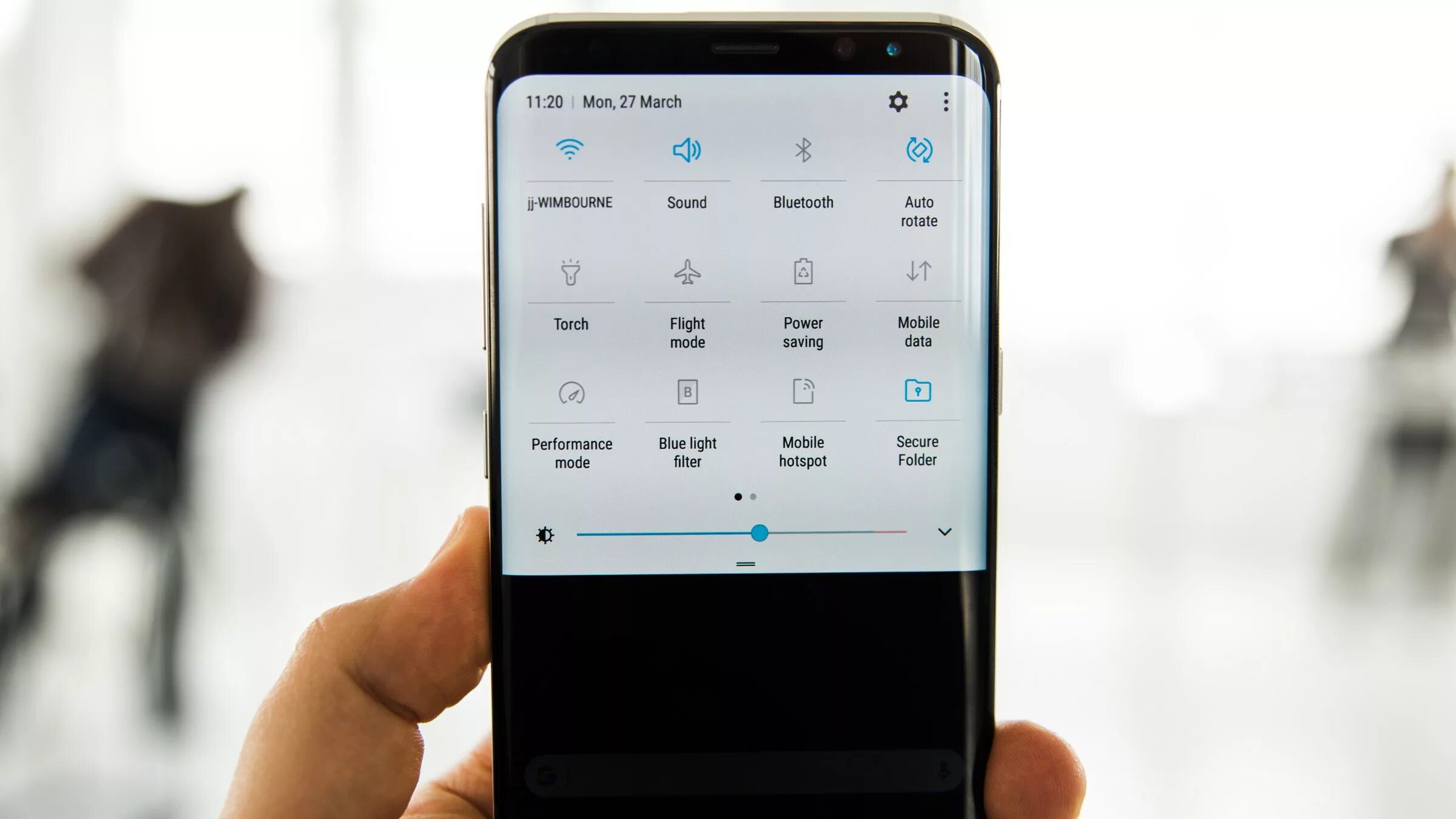 Шторка уведомлений самсунг. Шторка Samsung Galaxy s8. Samsung s8 Bluetooth. Самсунг s8+ датчики. Экран на самсунг s8.